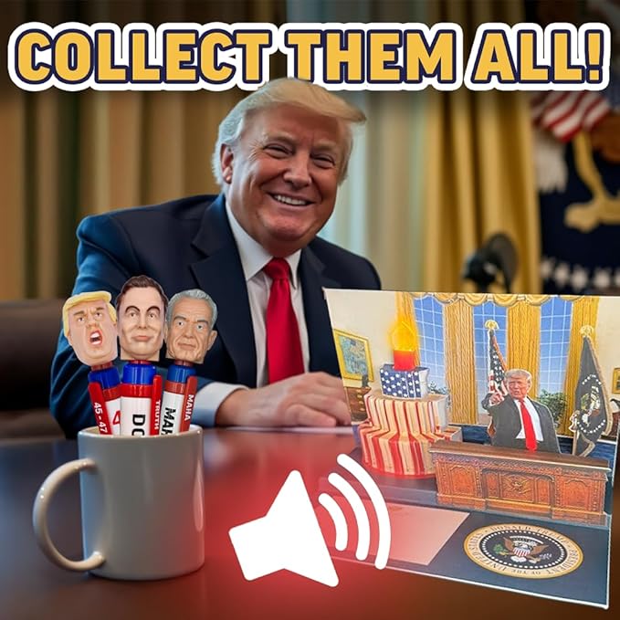 Talking Elon Musk Doge Pen - Speaks Multiple Authentic Voice Recordings - Collectible Presidential Pen - Funny Political Gag Gift or Innovation Birthday Gifts for Men, Dad & Fathers