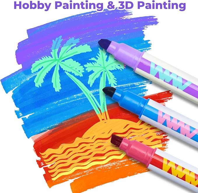 JoyCat 10 Color Changing Highlighter Pens,Dual Tip Magic Markers,Assorted Fluorescent Colors for Art Journaling,Note Taking&School Office Journaling Supplies,No Bleed,Ideal gift&marker for Kids&Adult