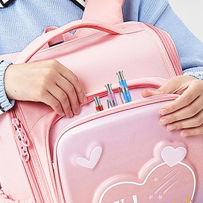 Retractable Ballpoint Pens, Assorted Colors, Men Women Retractable Pens,1.0 mm Black Ink (24)