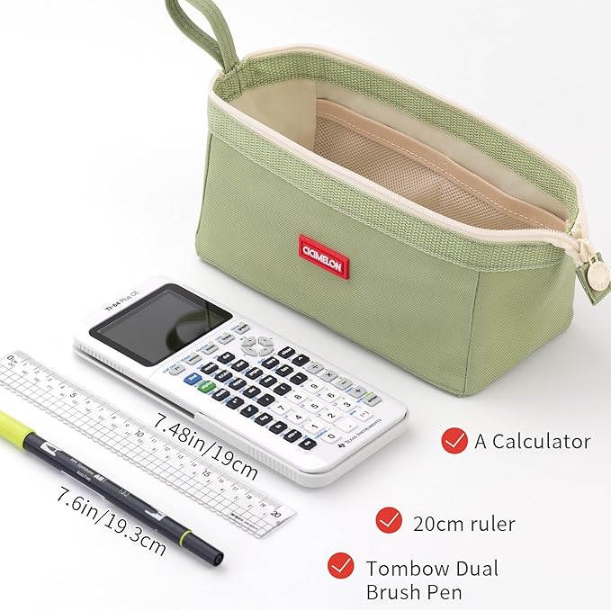 CICIMELON Pencil Case Large Capacity Pencil Pouch Pen Bag for School Teen Girl Boy Men Women