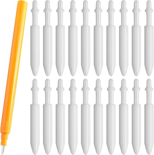 Marker Replacement Nibs 20pcs 0.7mm Marker Pen Tips Refillable Paint Pen Nibs for Acrylic Paint Marker