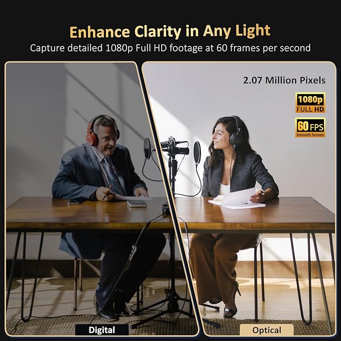 NexiGo PTZ Camera 20X Optical Zoom with PoE HDMI/3G-SDI/USB/LAN IP Streaming Outputs, Auto AI Tracking for Video Conferencing Live Streaming Meeting Church Services Worship Skype Zoom Teams OBS