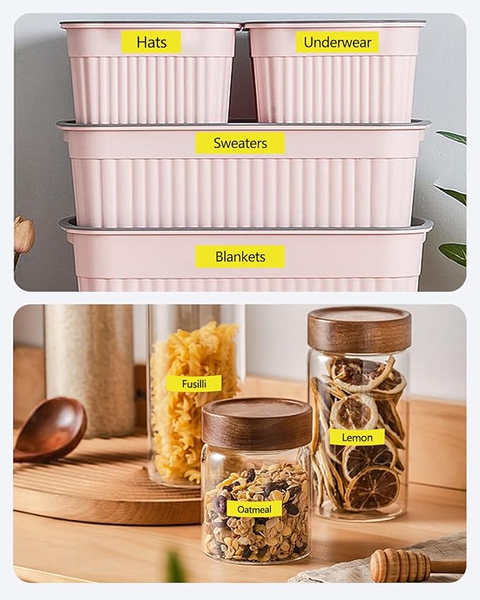 Tze Tz Tape 12mm 0.47 Laminated Yellow Compatible for Brother P Touch Label Maker Tape TZe-631 TZe631 Label Tape for PT D200 D210 D220 D400 Cube, Black on Yellow, 1/2 Inch x 26.2 Feet, 3-Pack