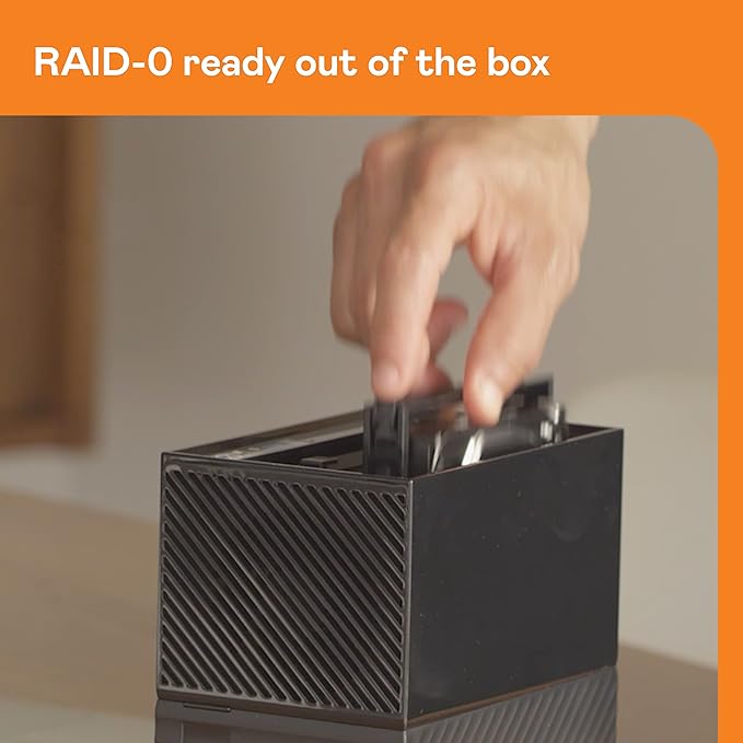 WD 44TB My Book Duo Desktop RAID External Hard Drive HDD, USB 3.1, With Password Protection and Auto Backup Software - WDBFBE0440JBK-NESN