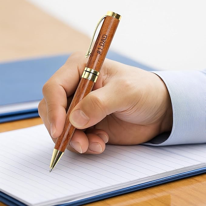 Cool Gifts for Dad from Daughter, Son, Wife Mens Pen Set with Box for Father Daddy Papa Christmas Gifts Best Dad Ever Engraved Dad‘s Pens Sentimental Fathers Day Birthday Gift Ideas Luxury Pens