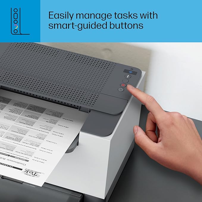 HP Laserjet M207dw Laser Wireless Printer, Black and White, Duplex, Best for Office