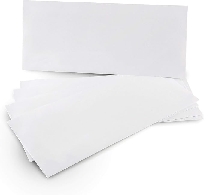 Aimoh 100#9 Custom Printed Courtesy Reply Mail Self-seal Security Envelopes - Personalized with Logo and/or Return Address - Self-seal Closure, 3-7/8 x 8-7/8 Inches, 100 Count (7-30138-100)