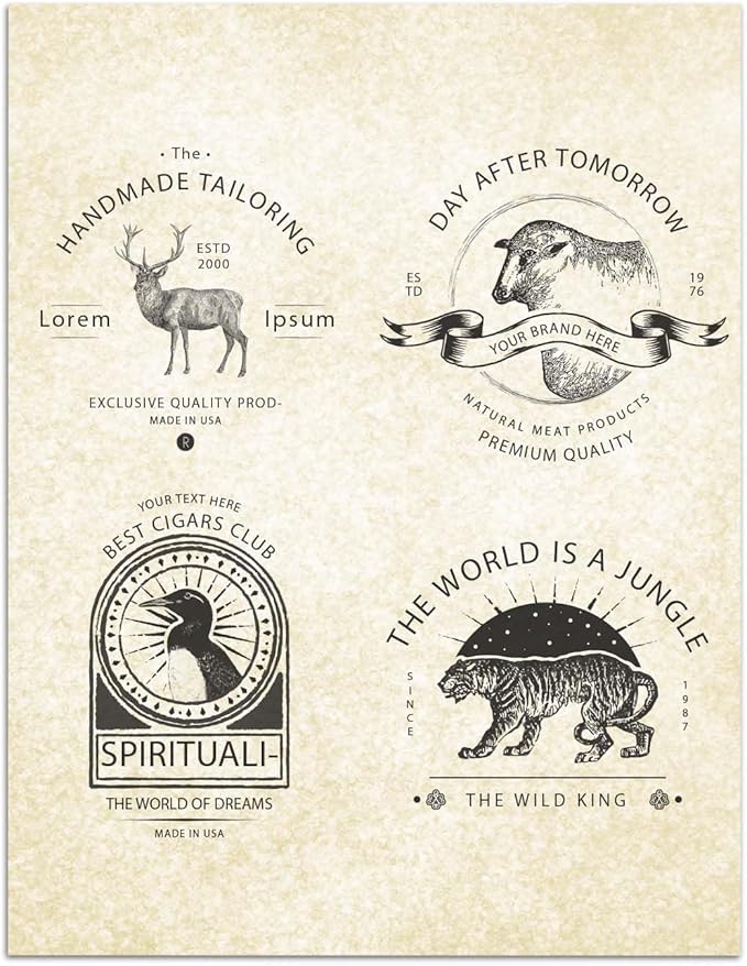 (2 Pack)Parchment Paper for Certificates - Stationary Paper for Resumes, Diplomas, Letter Size Certificate Paper, 200 Sheets Double-Sided Diploma Paper, 100gsm, 8.5" x 11" Parchment Paper for Printing