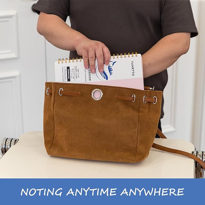 Spiral Notebook, Hardcover B5 College Ruled Notebooks, 300 Pages Notebooks for Work and School, 110 GSM Thick Papers Journals for Writing, Office Supplies for Women and Men Pink B5