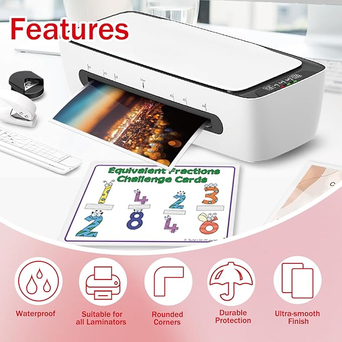 100Pack Legal Size Laminating Sheets 4 Mil Thermal Laminate Pouches for Extra Protection Clear Laminator Sheet, 9x14.5inches