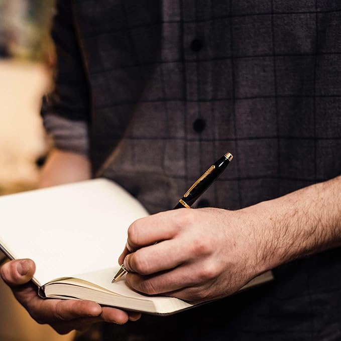 Cross Century II Refillable Fountain Presented in a Luxury Gift Box - Medium Point, Black Ink, Lustrous Chrome