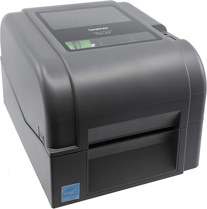 Brother TD-4420TN 4-inch Thermal Transfer Desktop Network Barcode and Label Printer, for Long Term Durable Labels and Barcodes, 203 dpi, 6 IPS, Standard USB 2.0, Serial, Ethernet LAN