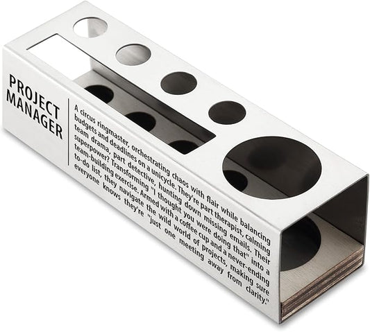 Project Manager Definition for Women, Men, Project Manager Office Supplies Desk Decor Pen Pencil Holders WCC47