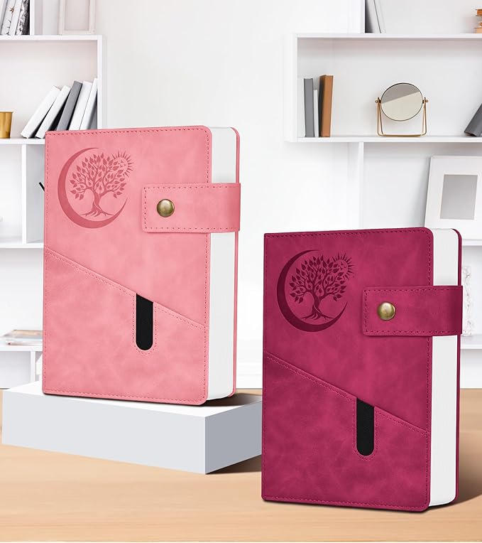 365 Page Thick Lined Journal Notebook for Men Women, A4 Large Leather Journals for Writing, Hardcover Notebooks for Work, School, Note Taking, Business, Travel Diary, College Ruled 8.5" x 11"