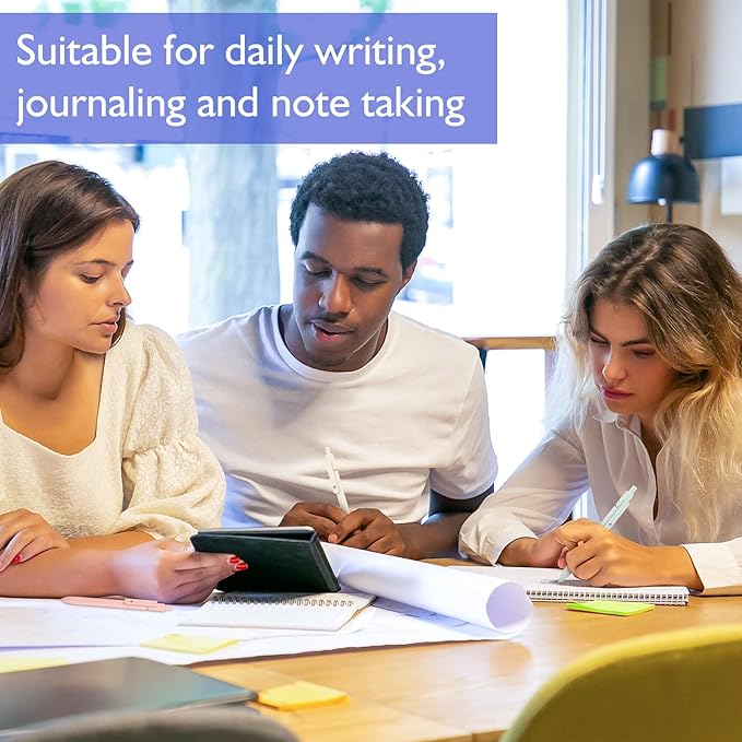 Vanhench 7Pcs 0.5mm Black Ink Pens Fine Point Smooth Writing Gel Pens Quick Dry with Soft Silicone Touch Barrel & Fidget Stress Ball, Multifunction Writing Office Desk Nurse School Supplies