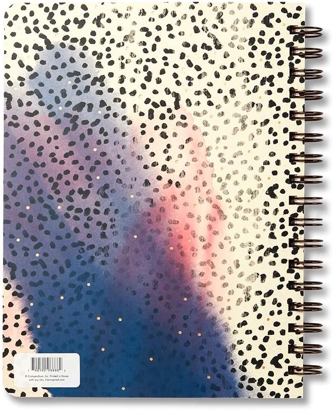 Compendium Spiral Notebook - Good Things Start Here — A Designer Spiral Notebook with 192 Lined Pages, College Ruled, 7.0”W x 9.25”H