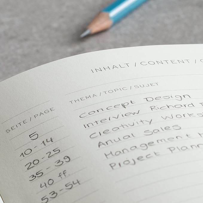 LEUCHTTURM1917 - Notebook Hardcover Medium A5-251 Numbered Pages for Writing and Journaling (Lemon, Ruled)