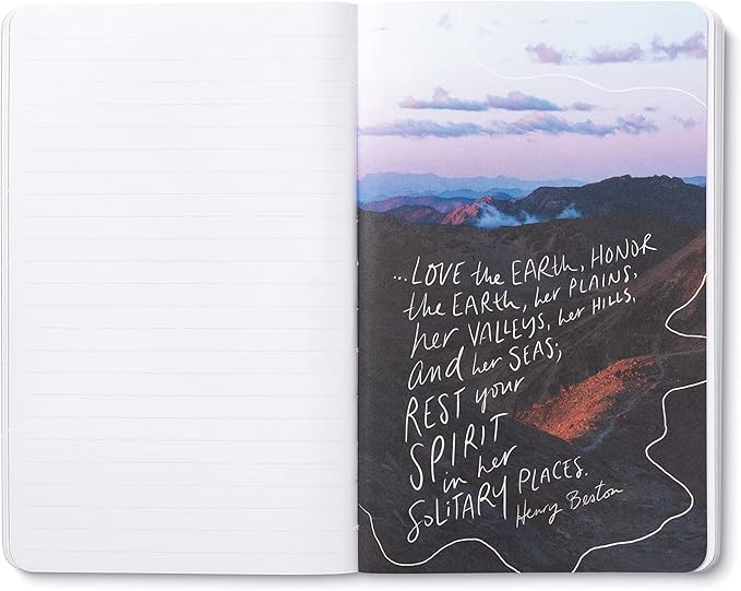 Compendium Softcover Journal - Taste the beauty of the wild. – A Write Now Journal with 128 Lined Pages, 5″W x 8″H