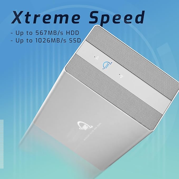 OWC 4TB Mercury Elite Pro Dual USB-C/Thunderbolt 3 External Raid Storage Enclosure with 3Port HUB for Mac and PC