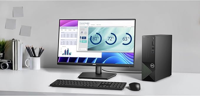Dell Vostro 3030s Small Desktop SFF Business Computer, 14th Gen Intel 10-Core i5-14400 (Beat i7-13620H), 32GB DDR5 RAM, 2TB PCIe SSD, WiFi 6, Bluetooth, Type-C, DisplayPort, HDMI, Windows 11 Pro