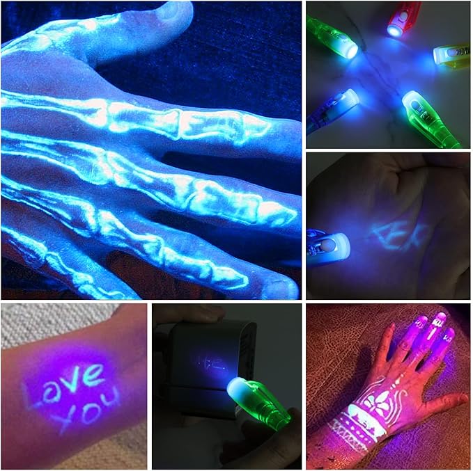 20 Pieces Invisible Ink Pen with UV Light Spy Pen Magic Marker for Kids Party Favors Ideas Gifts Easter Day Halloween Christmas Gifts