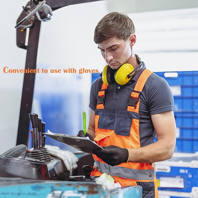 Big Fat Pens - Enhanced Writing Stability for Arthritis and Elderly Easy Thick Grip 3pcs Green