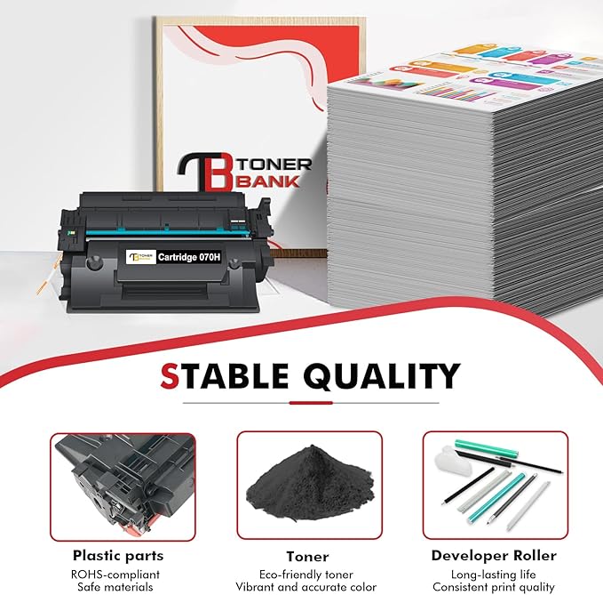 070H 070 Black Toner Cartridge 2-Pack 070H 070 Toner Compatible for Canon 070 070H CRG070 CRG-070 CRG070H CRG-070H Toner Cartridge for Canon imageCLASS MF465 MF462 LBP247 LBP246 Printer Ink