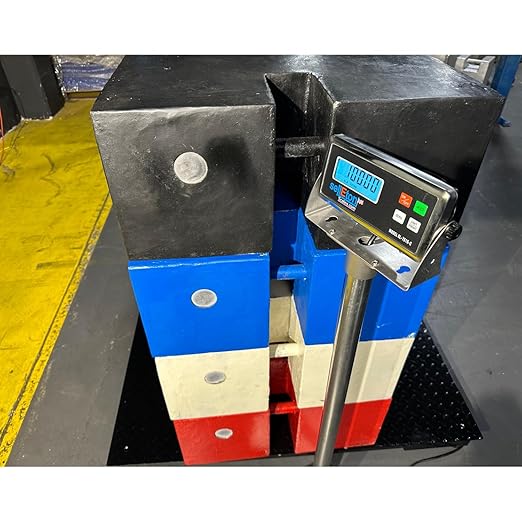 SellEton SL-4040-10k-NN 40" x 40" Industrial Floor Scale Digital Indicator | 10,000 lbs x 1 lb l Warehouse Pallets