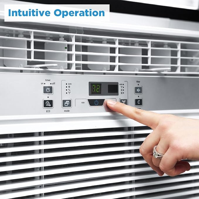 Midea 12,000 BTU EasyCool Window Air Conditioner, Dehumidifier and Fan - Cool, Circulate and Dehumidify up to 550 Sq. Ft., Reusable Filter, Remote Control