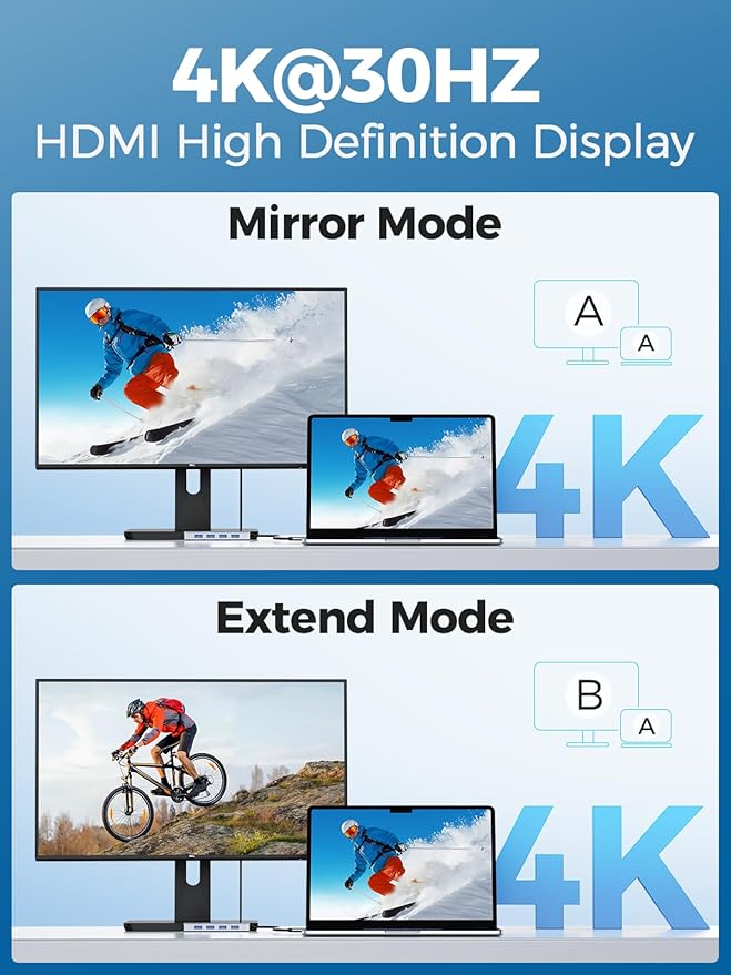 QGeeM USB C Hub Ethernet,9 in 1 USB Type C Hub HDMI Multi-Port Converter Adapter,100W Pd, USB 3.0,SD/TF Card Reader,Compatible for MacBook Pro Air Ipad HP Dell Lenovo Chromebook etc.