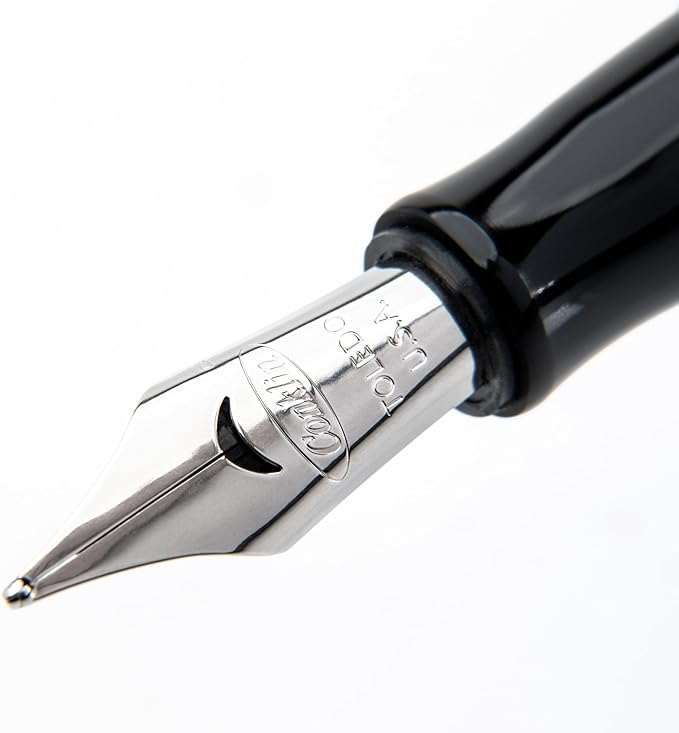 Conklin Duragraph Fountain Pen Ice Blue - Stub Nib, Premium Writing Instrument for Calligraphy & Signatures