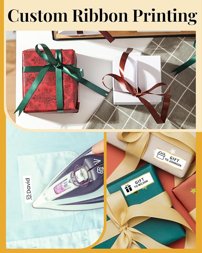 Phomemo A30 Label Maker, Mini Bluetooth Label Printer Thermal Transfer Printing Sticker Printer for Home Office Small Business School Students, Portable Label Maker, Works with Tablet, Phones & PC