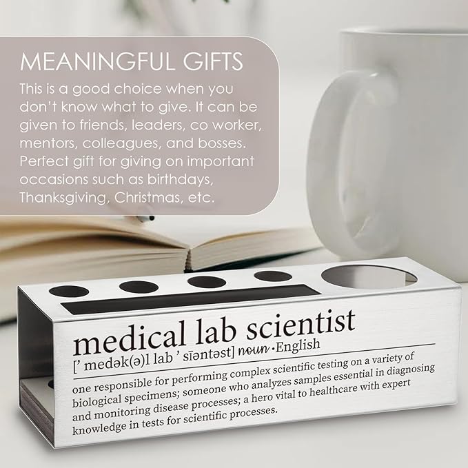 Medical Lab Scientist Gifts, Medical Laboratory Scientist Appreciation Thank You Gifts Pen Pencil Holders WCC34