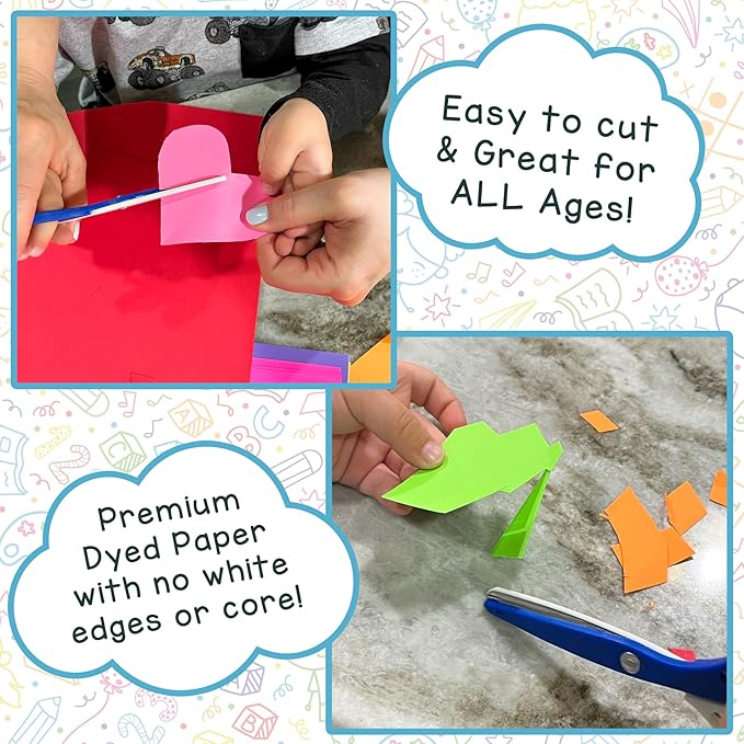 Hygloss Fuchsia Bright Colored Cardstock - 11x17-Inch, 50 Sheets, 65 lb/ 176 gsm, Fade-Resistant, Acid-Free Color Card Stock Paper