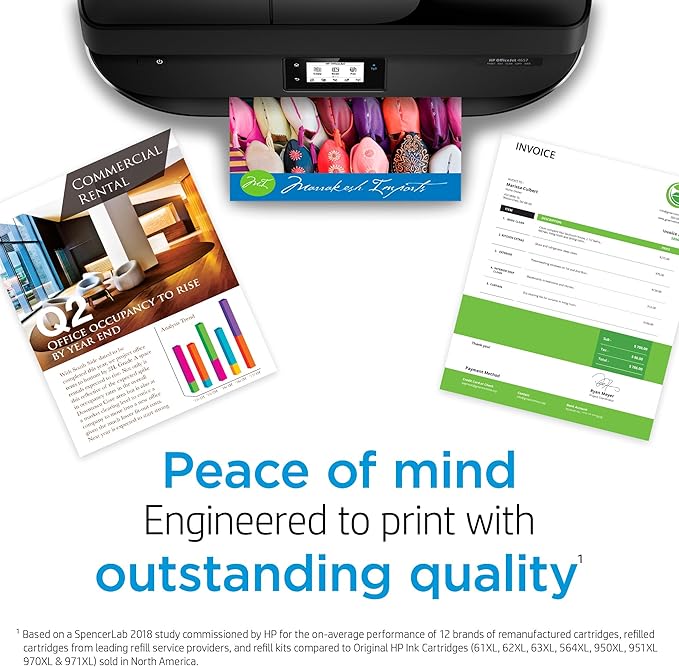 HP 971 | PageWide Cartridge | Yellow | Works with HP OfficeJet Pro X451, X476, X551, X576 | CN624AM