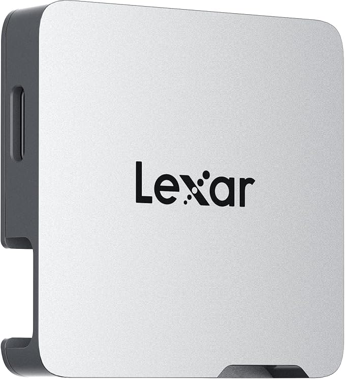 Lexar Professional Go Portable Hub, Four Type-C Ports, USB 3.2 Gen 2, Up to 10Gbps, Ultra-Compact, Perfect for Go Portable SSD, Compatible with Smartphones, PC & Mac, Tablets & iPad (LPASL400-RNSNG)
