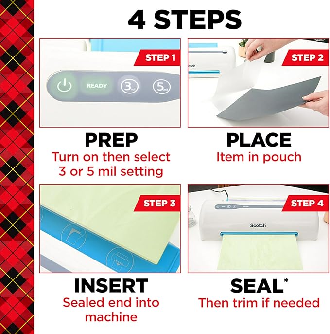 Scotch Thermal Laminating Pouches, Legal Size 11 x 17 Inches, 25 Pack Laminating Sheets, 3 Mil, Education Supplies & Craft Supplies, For Use With Thermal Laminators