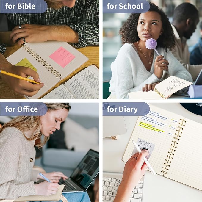 Lined Spiral Notebook College Ruled A5 Journal Book for Note Taking, 160 Pages Writing Journal for Office and Home School Supplies 5.75 x 8.125 inch (6pack-3Black/3NavyBlue)