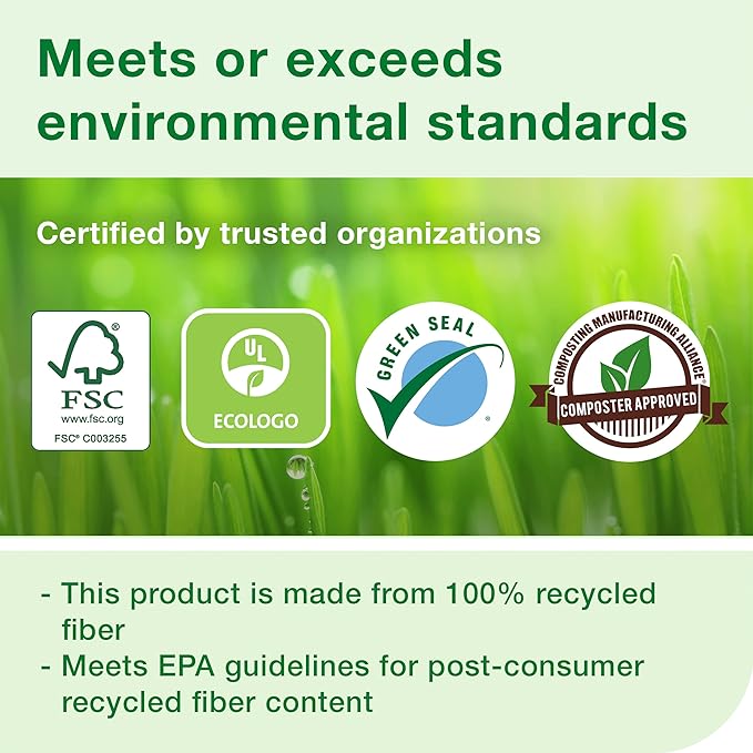 Tork Paper Towel Roll Natural - Universal Hand Roll, Natural Paper Towels with Brown Tissues made of 100% Recycled Fiber, 6 Rolls x 800 ft, Compatible with H21 Dispenser, RK800E