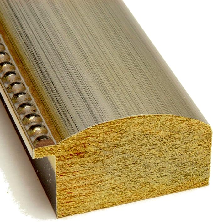 Amanti Art Natural Cork Board for Wall, 17x35 Vision Board with Silver Wood Frame, Medium Corkboard Office Decor for Home Organization, Traditional Corkboard Pinboard to Display Items for Home