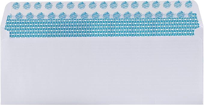 1000#9 Custom Printed Self-Seal Security Envelopes - Personalized with Logo and/or Return Address - Self-Seal, 3-7/8 x 8-7/8 Inches, 1000 Count (7-30138-1000)