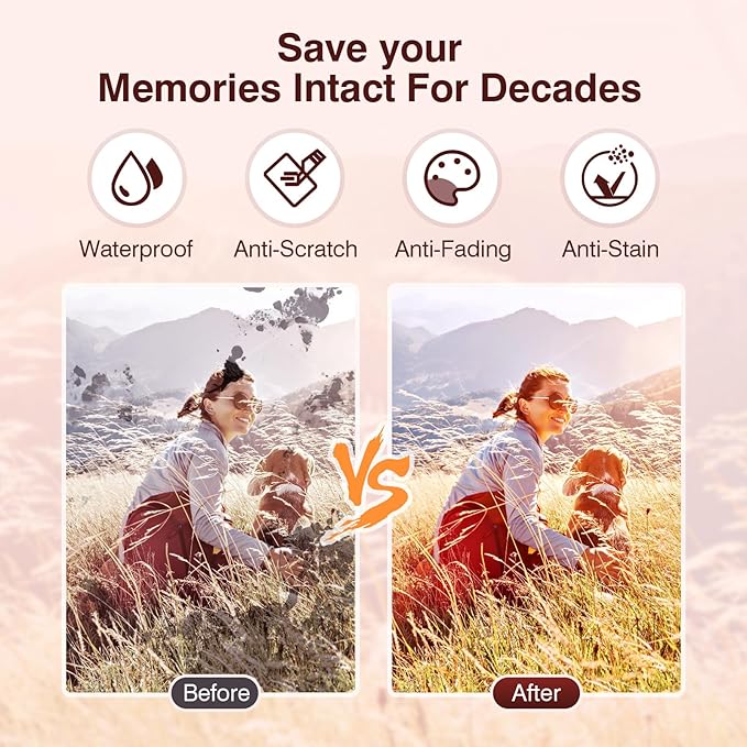 BISOFICE 4 in 1 A4 Laminator Machine Set, Multifunctional Rapid Heating Lamination with Paper Cutter, Trimmer Rounder, 30 Laminating Pouches Suitable for A4/A5/A6 for Home Office School Supplies