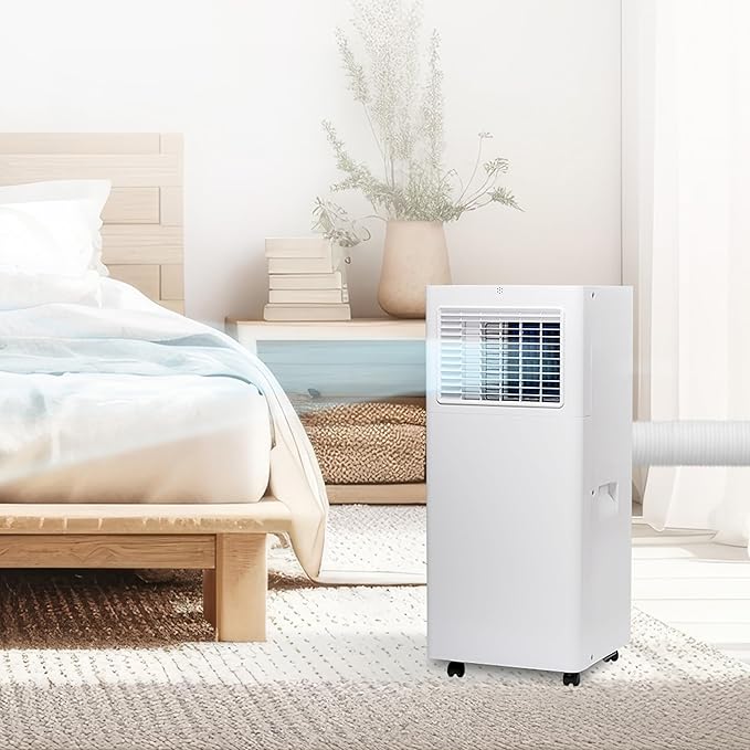 TCL 5,000 BTU Smart Portable Air Conditioner, Fan & Dehumidifier, 150 Sq. Ft., Ultra-Compact Design, Remote Control, Compatible with Alexa/Google Assistant, Install Kit Included