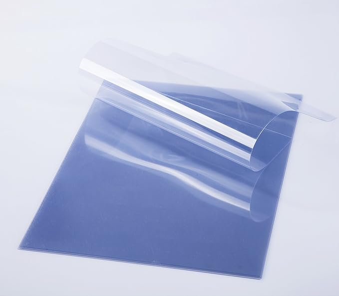BNC 10 Mil 11 Inches by 17 Inches, Ledger Size PVC Binding Covers - Pack of 100, Clear