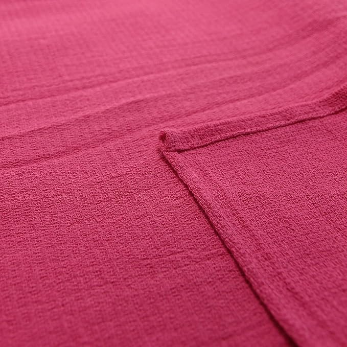 Arkwright Surgical Huck Towels - (Bulk Case of 120) Lint Free & Highly Absorbent Pre-Treated Cotton Cleaning Cloths, Perfect for Medical, Auto Detailing, Window, and Shop, 16 x 26 in, Pink
