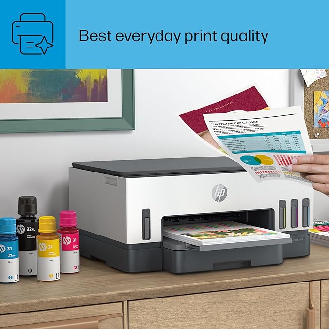 HP Smart Tank 7001 Wireless All-in-One Ink Tank Printer with up to 2 years of ink included (28B49A)