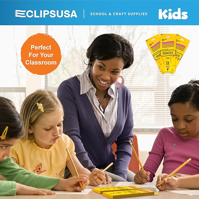 Pre-Sharpened Pencils Bulk, Pencil #2, Number 2 pencils, School Supplies Bulk, Office Supplies Bulk, 12 Pencil Per Box (1 Box)