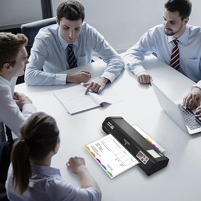 SINCHI Auto Sense, 3-10 mil Laminating Machine for Office and School, 50-Second Warm-up, 40 Inches/Minute, Never-Jam, Heavy Duty, 13-inch Thermal Laminator Machine 11x17