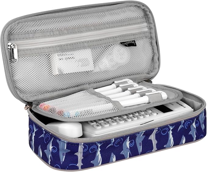 Choco Mocha Galaxy Pencil Case for Boys, Soft Pencil Case Kids Pencils Pouch for Kindergarten Boys, Black