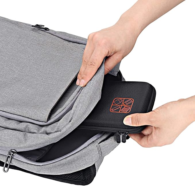 BOVKE Hard Case for TI-30XIIS TI-30XS TI-30Xa TI-36X Pro Scientific Calculator, Black+Orange